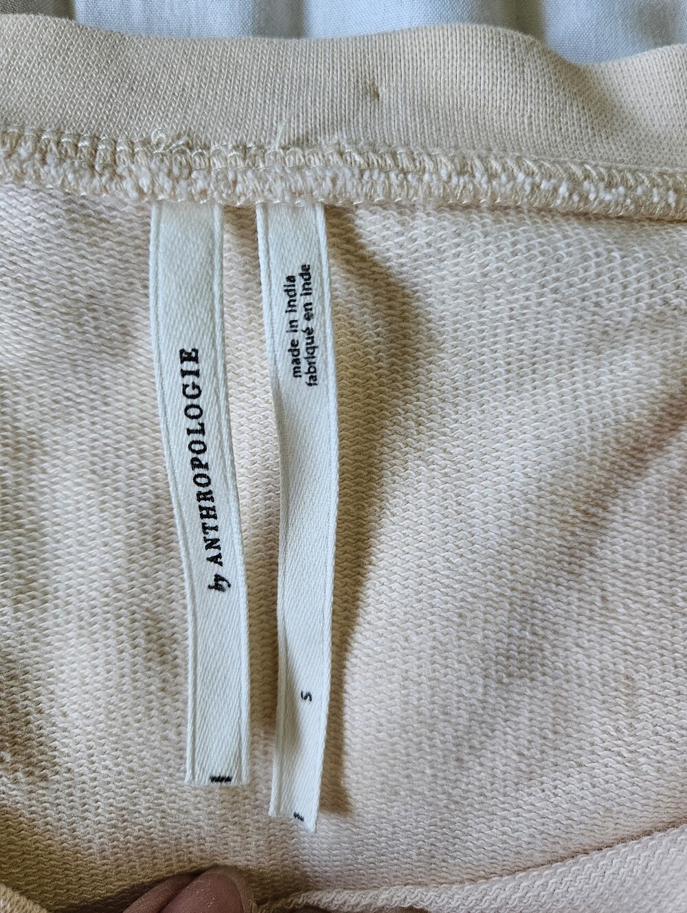 By Anthropologie Embroidered Topanga Tee -  Size S - Picture 3 of 7